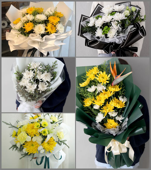 湖北襄阳市襄城区余家湖街道黄龙观村白事花束代送
